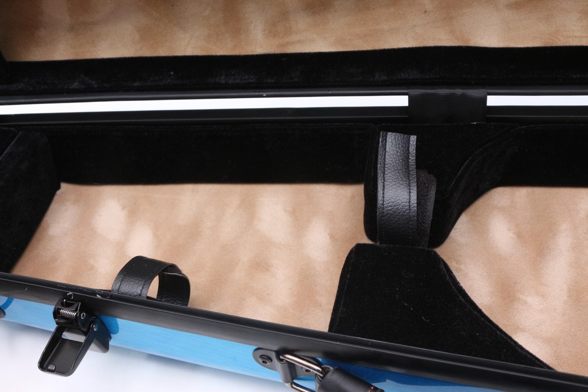 Premium 4/4 Full Size Hard Shell Violin Case - Waterproof Travel Protection with Stylish Blue Surface Texture Design | Perfect for Music Students, Performers & Airplane Travel