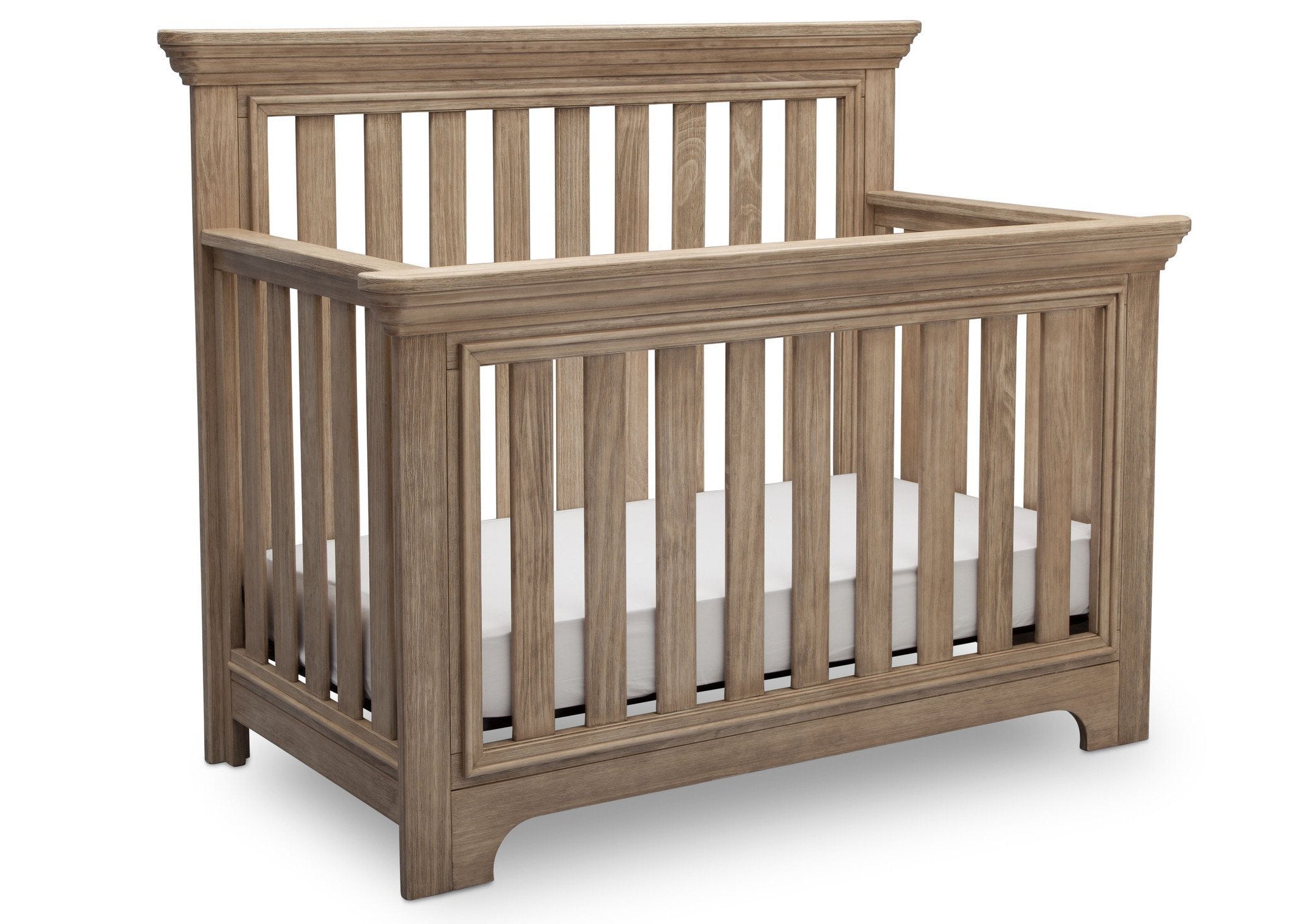 Langley 4-in-1 Convertible Baby Crib - Toddler Bed, Daybed & Full-Size Bed - Safe Nursery Furniture for Newborns to Teens - Perfect for Bedrooms, Daycare & Guest Rooms