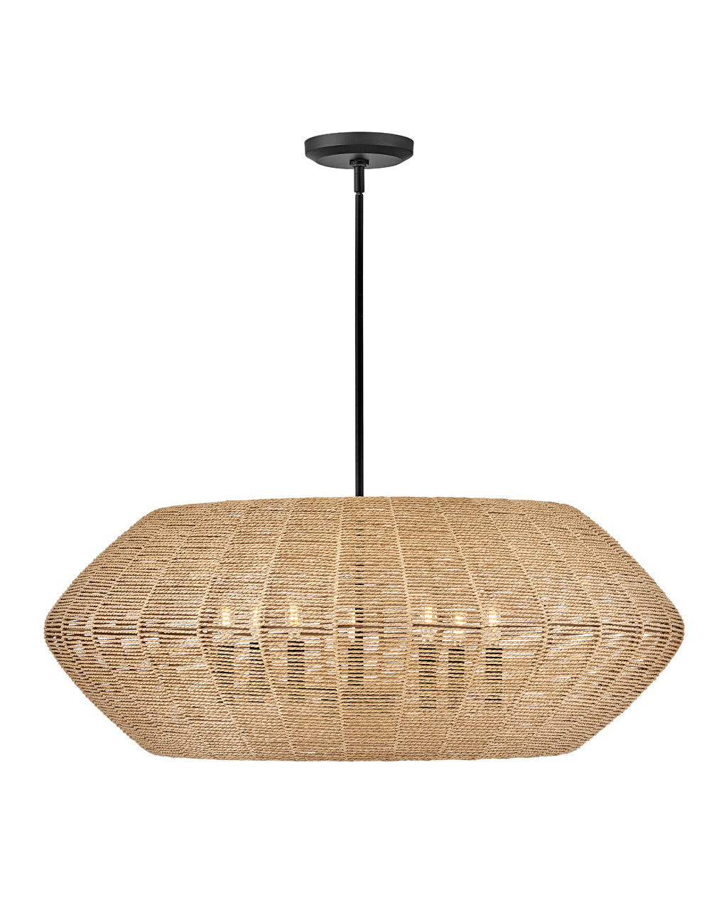 Mecca Drum Chandelier - Modern Ceiling Light Fixture for Living Room, Dining Room & Bedroom | Elegant Islamic Home Decor Lighting