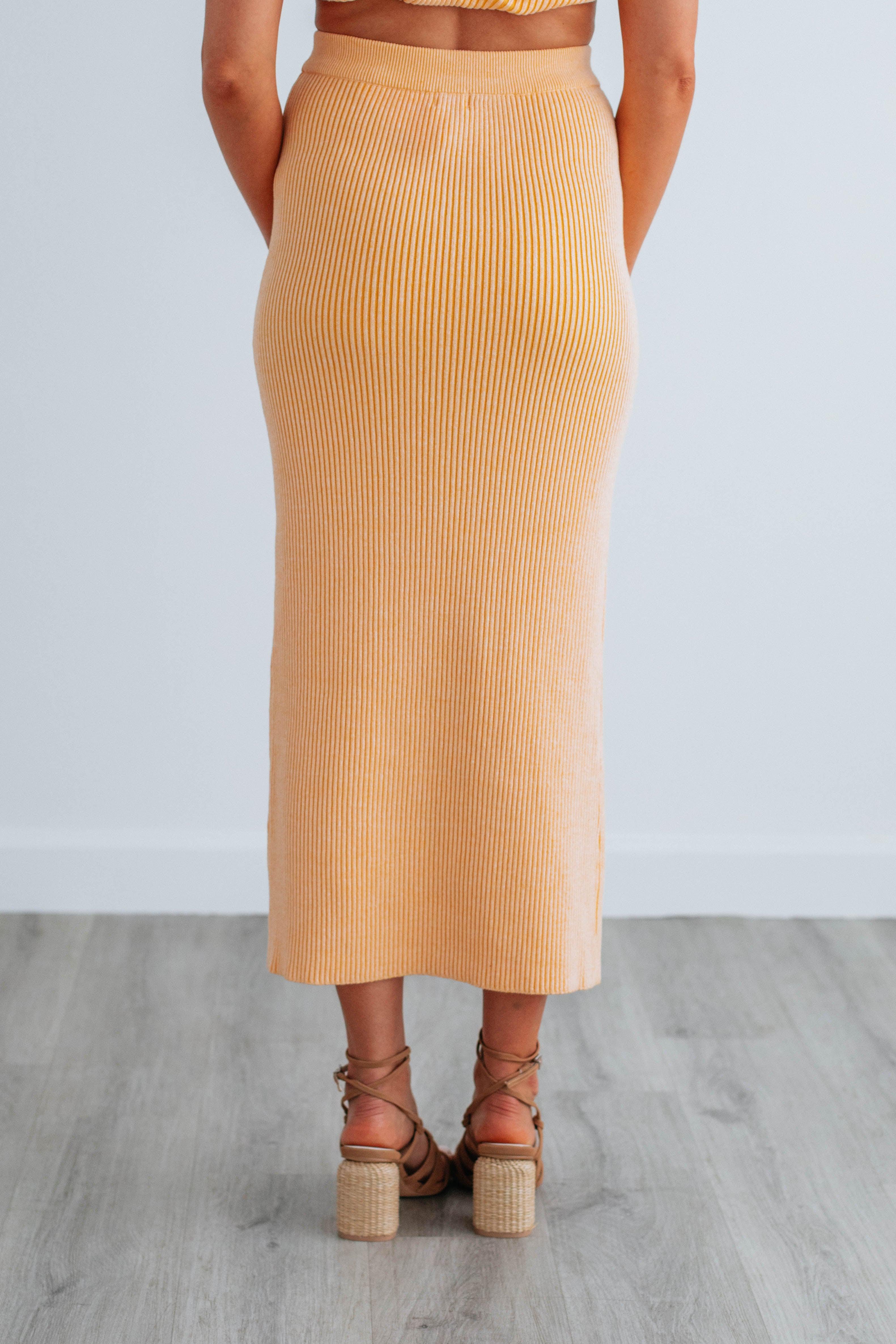 Keelia Ribbed Skirt for Women - Stretchy High Waist Bodycon Mini Skirt - Perfect for Party, Club, Date Night & Casual Outfits