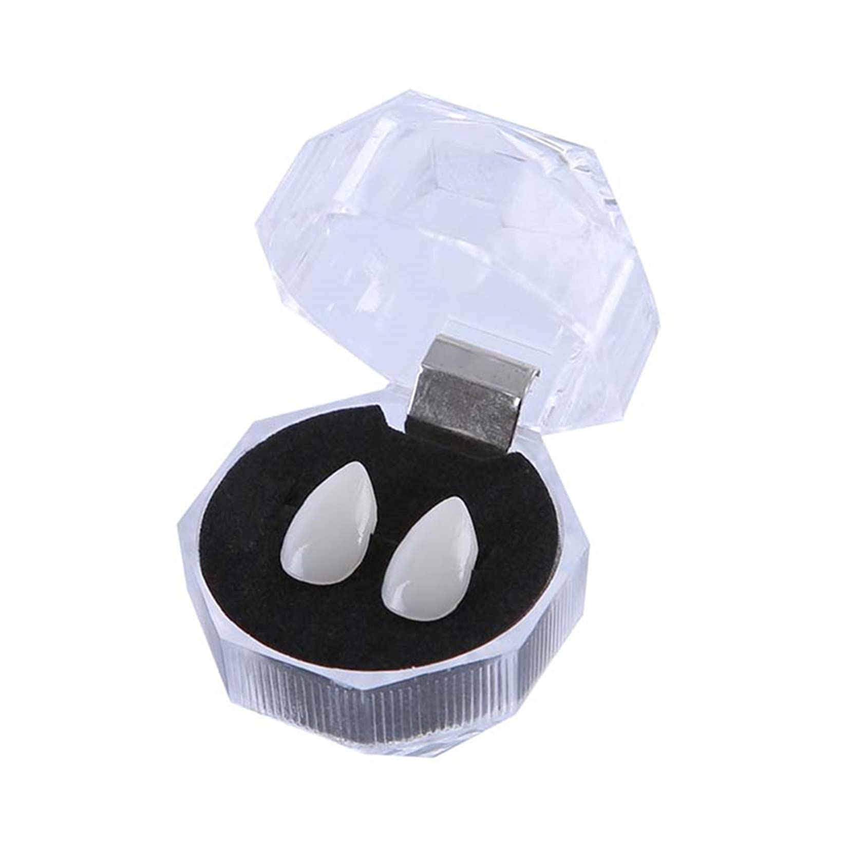 Vampire Fangs Teeth Dentures - 17MM Realistic Halloween Cosplay Props for Costume Parties, Vampire Balls & Gothic Events