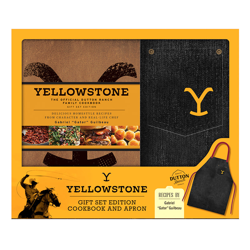 Yellowstone: The Official Dutton Ranch Family Cookbook Gift Set - Western Recipes & Cowboy Cooking for Fans - Perfect for TV Show Enthusiasts, Ranch Lovers & Home Chefs