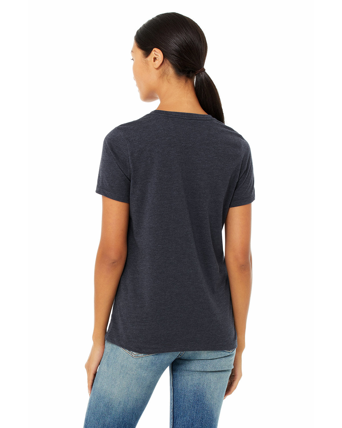Bella + Canvas 6400CVC Women's Relaxed Heather Short Sleeve T-Shirt - Soft CVC Blend for Casual Wear, Gym & Everyday Comfort