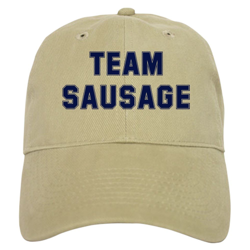Team Sausage Adjustable Baseball Cap - Custom Funny Hat for Sports Fans, BBQ Parties & Gifts | CafePress