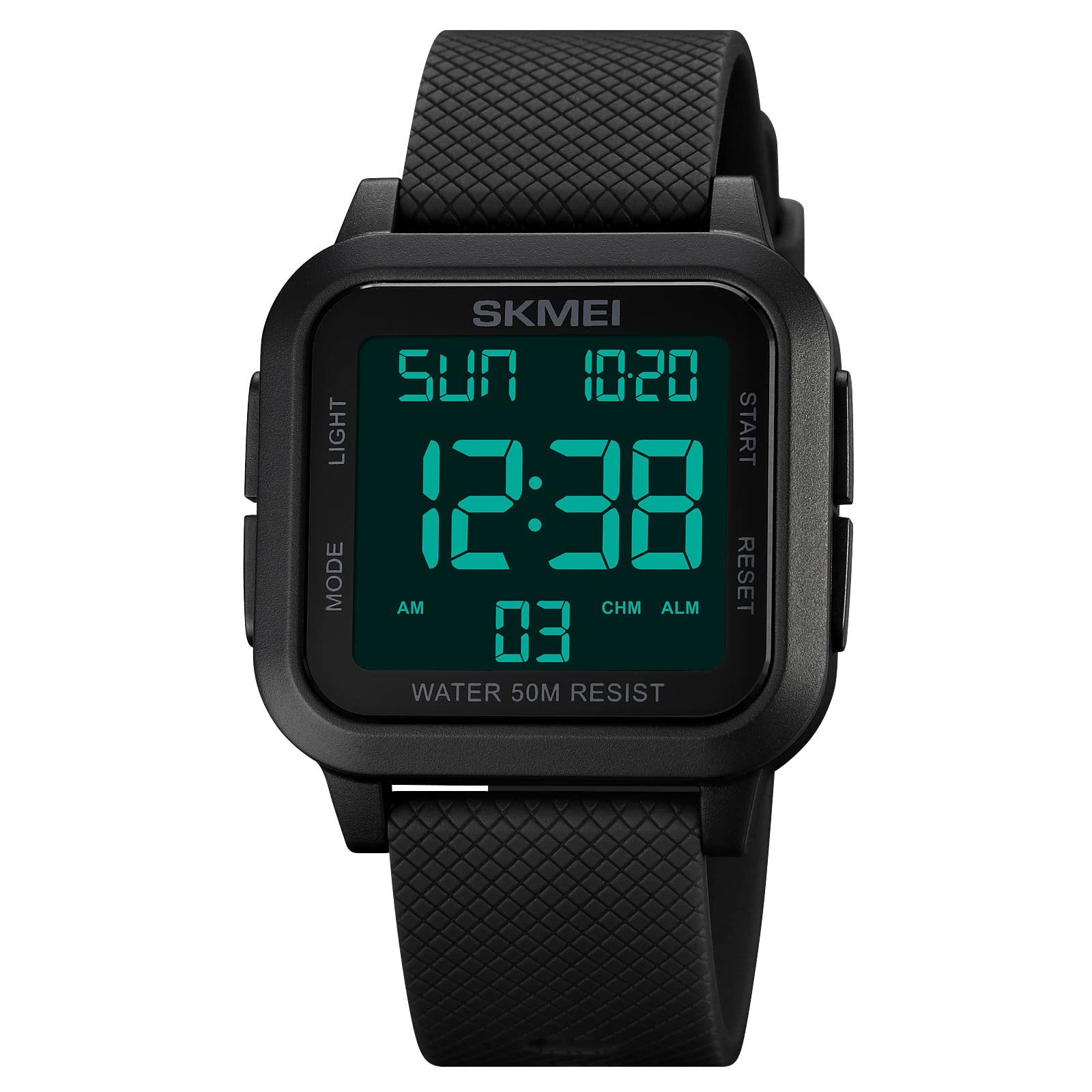 SKMEI Men's Digital Sports Watch - Waterproof, LED Backlight for Running & Outdoor