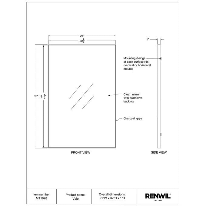 Vale Mirror - Full-Length Floor Mirror with Adjustable Tilt, Modern Home Decor for Bedroom, Living Room, and Entryway - Perfect for Selfie, Outfit Check, and Room Styling