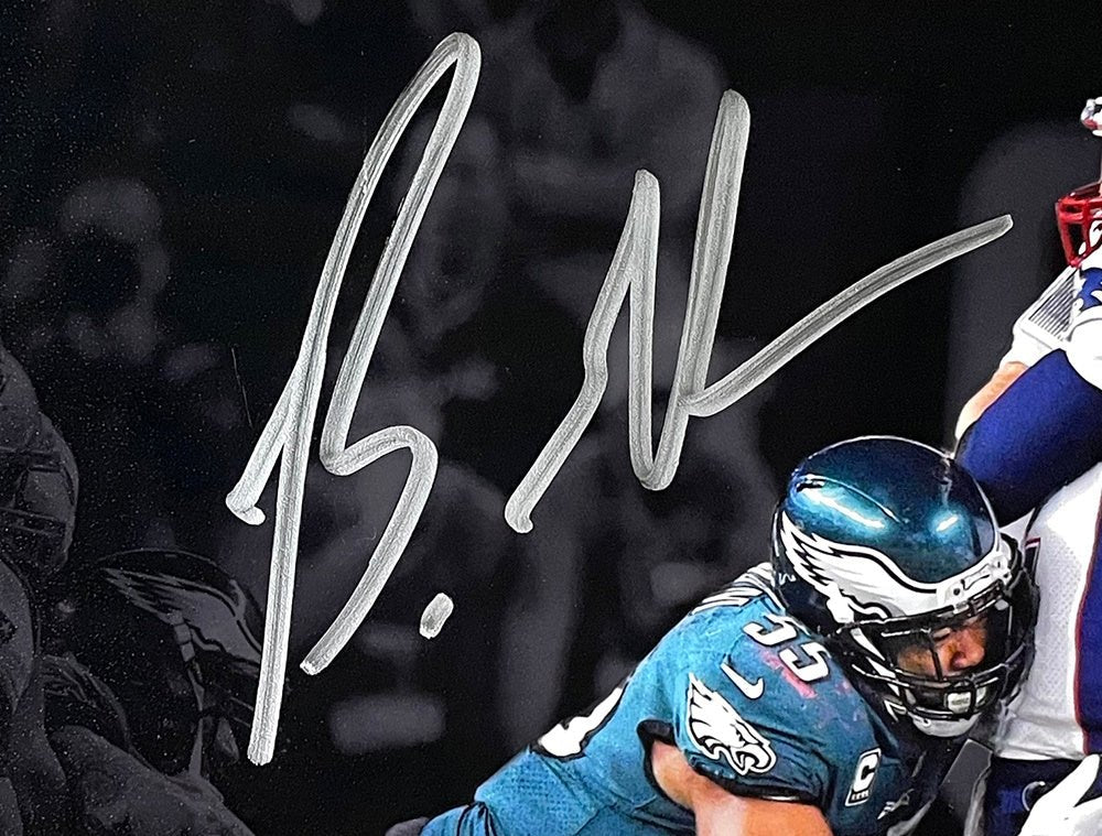 Brandon Graham Autographed 8x10 Philadelphia Eagles Super Bowl 52 Photo with JSA COA - Limited Edition Collectible for Sports Fans & Memorabilia Enthusiasts - Perfect for Man Cave, Game Room, or Eagles Fan Gift