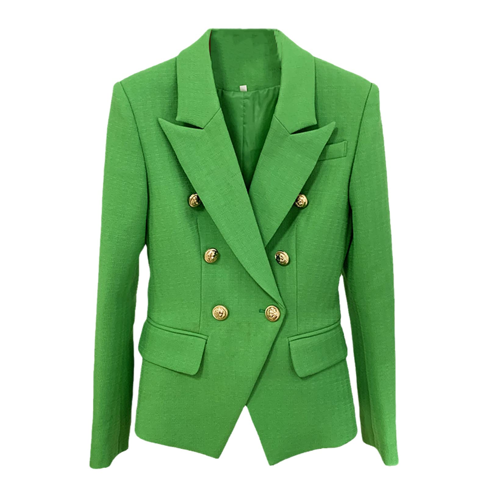 Women's Classic Slim Fit Blazer Jacket with Buttons - Elegant Office Wear & Business Casual Outfits