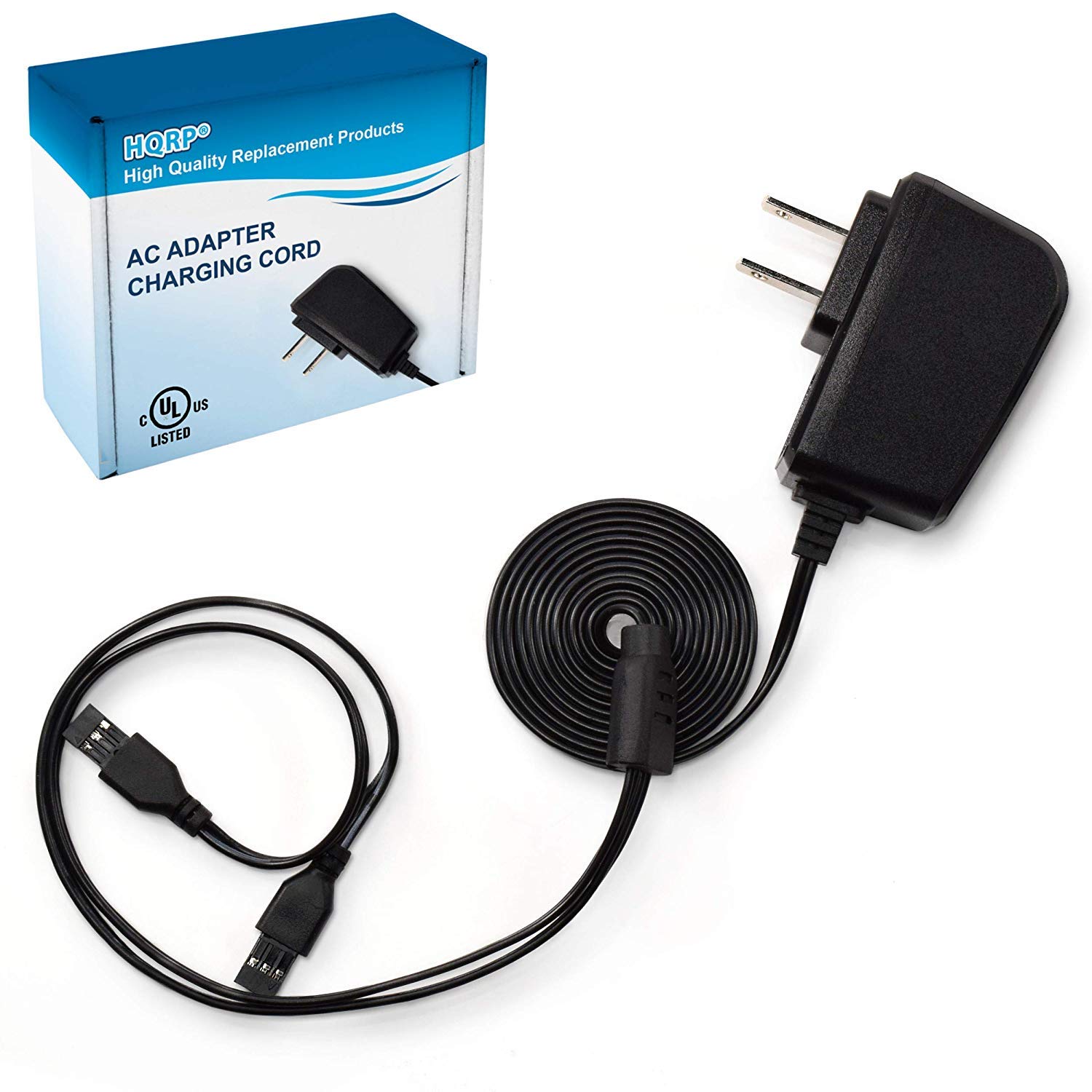 HQRP Replacement Battery Charger & Car Charger Kit for SportDOG FieldTrainer 400 SD-400 SD-400S FR-200AS FR-200 Dog Training Collar - Perfect for Hunting, Field Training & Outdoor Adventures