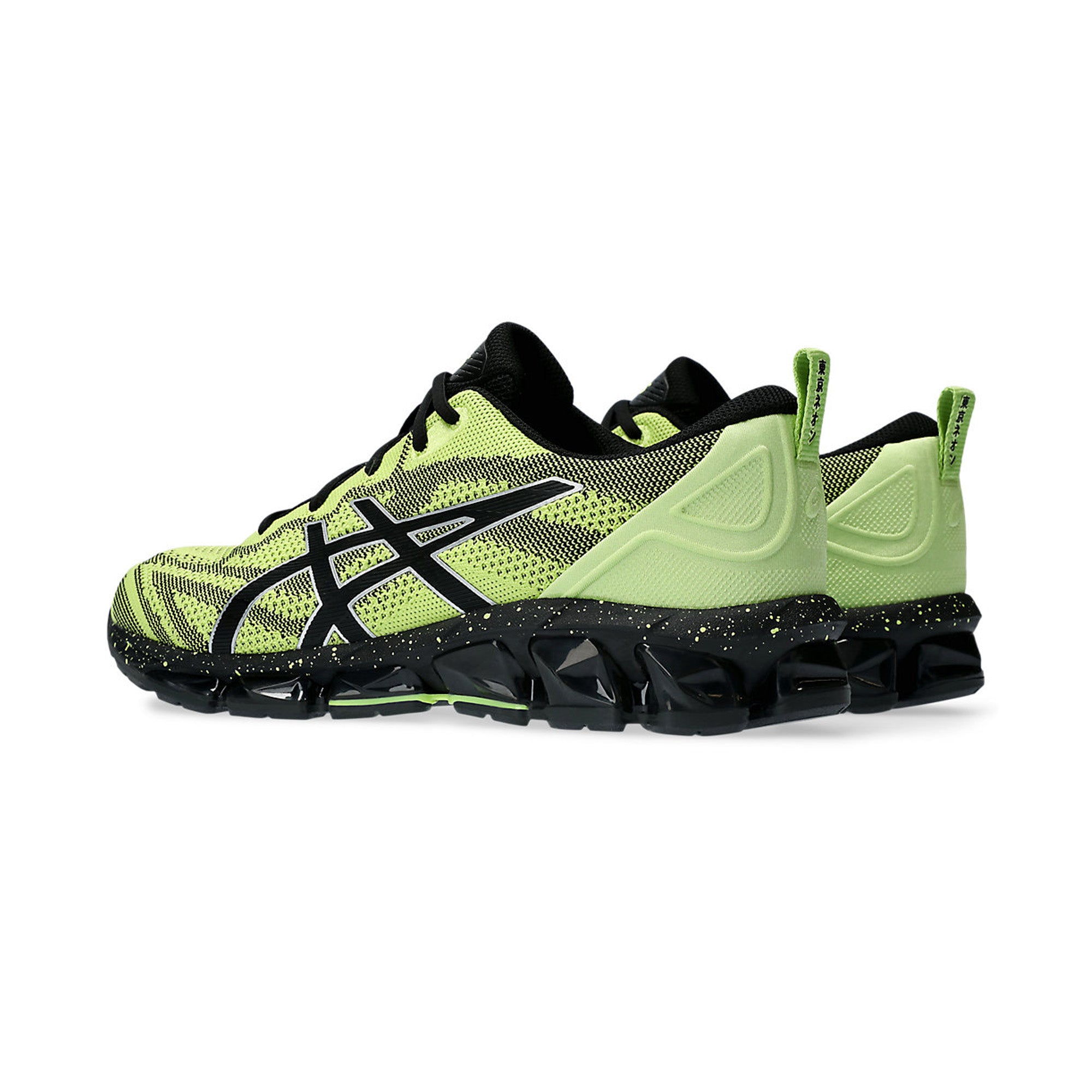 ASICS Gel Quantum 360 VII Knit Running Shoes for Men & Women - Lime Green/Black | Cushioned Comfort & Support for Jogging, Gym Workouts & Daily Wear