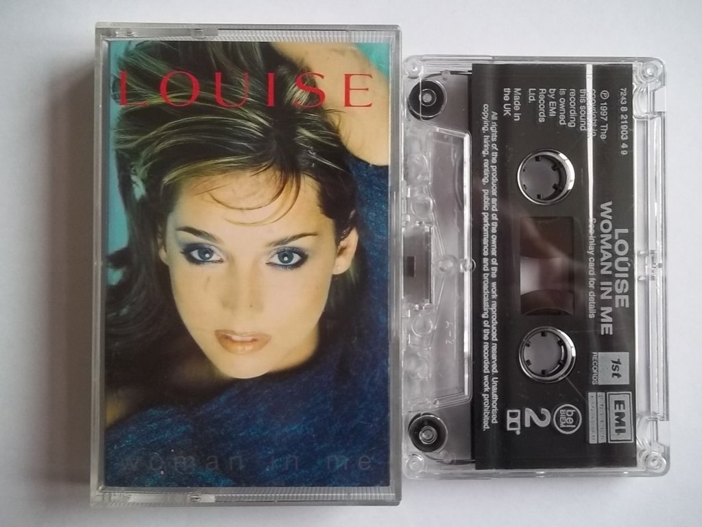 LOUISE 'Woman In Me' Cassette Tape - Vintage Retro Music Album for Collectors & Music Lovers - Perfect for Home Decor, Gift Giving & Nostalgic Music Playback