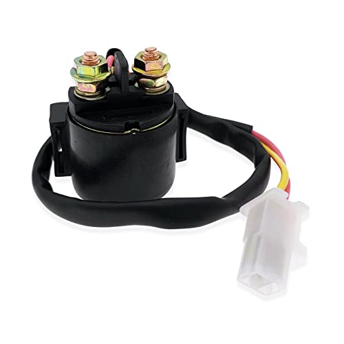 Yamaha YFM 250 350 Starter Relay Solenoid Replacement Part - Compatible with Timberwolf, Big Bear, Warrior, Moto-4 ATVs - Perfect for Off-Road Adventures & ATV Maintenance