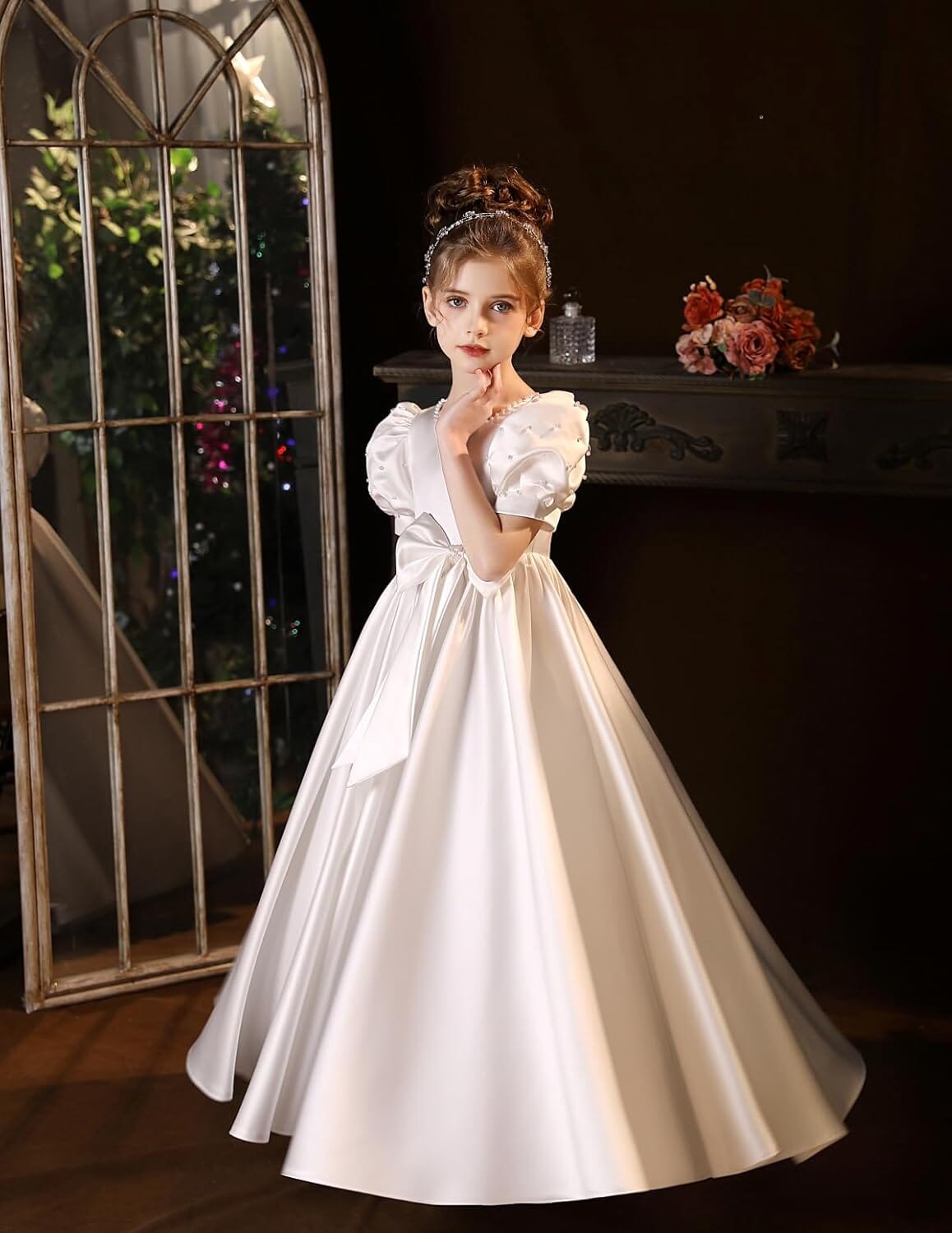 Sparkle Girls Party Dress - Elegant Sequin Gown for Kids Birthday, Pageant & Special Occasions