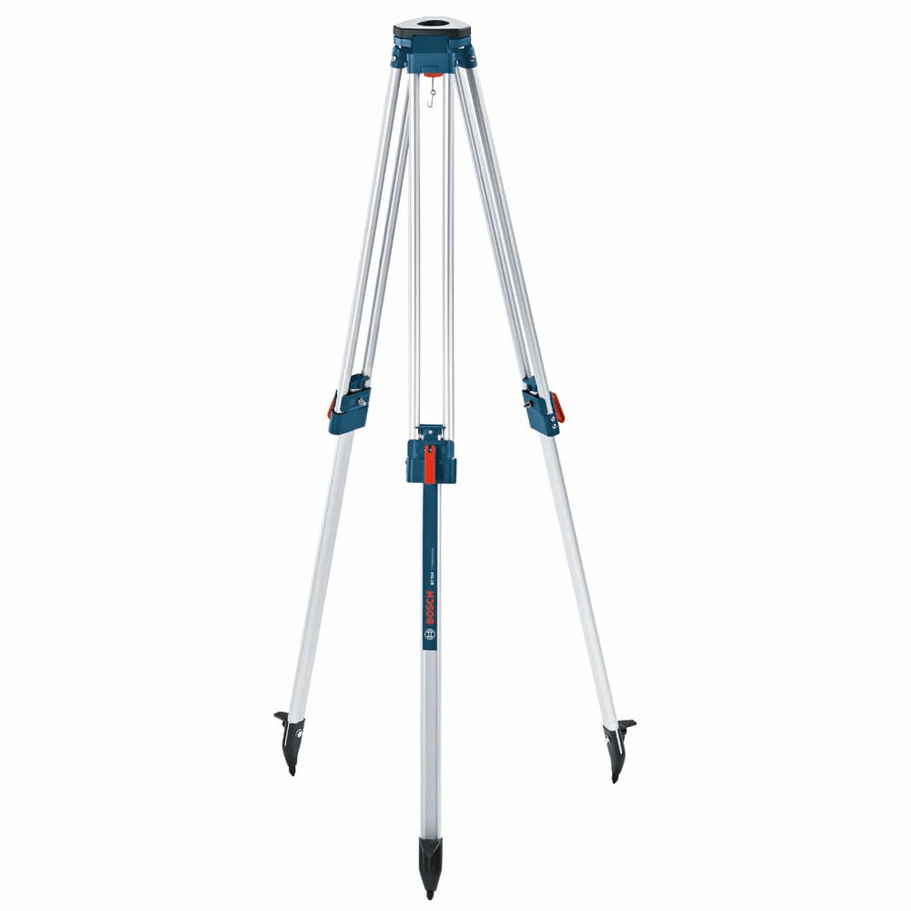 Bosch BT160 Standard Tripod for Rotary Laser - Heavy Duty Aluminum Construction, Adjustable Height 28