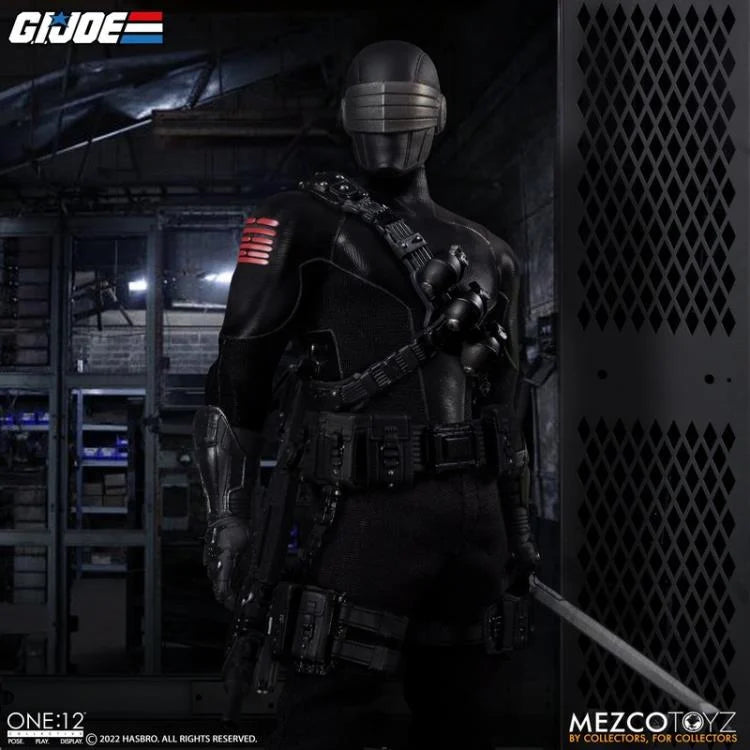 G.I. Joe One:12 Collective Deluxe Snake Eyes Action Figure - Highly Articulated Collectible Toy for Display & Play - Perfect for Fans, Collectors & Gift Giving