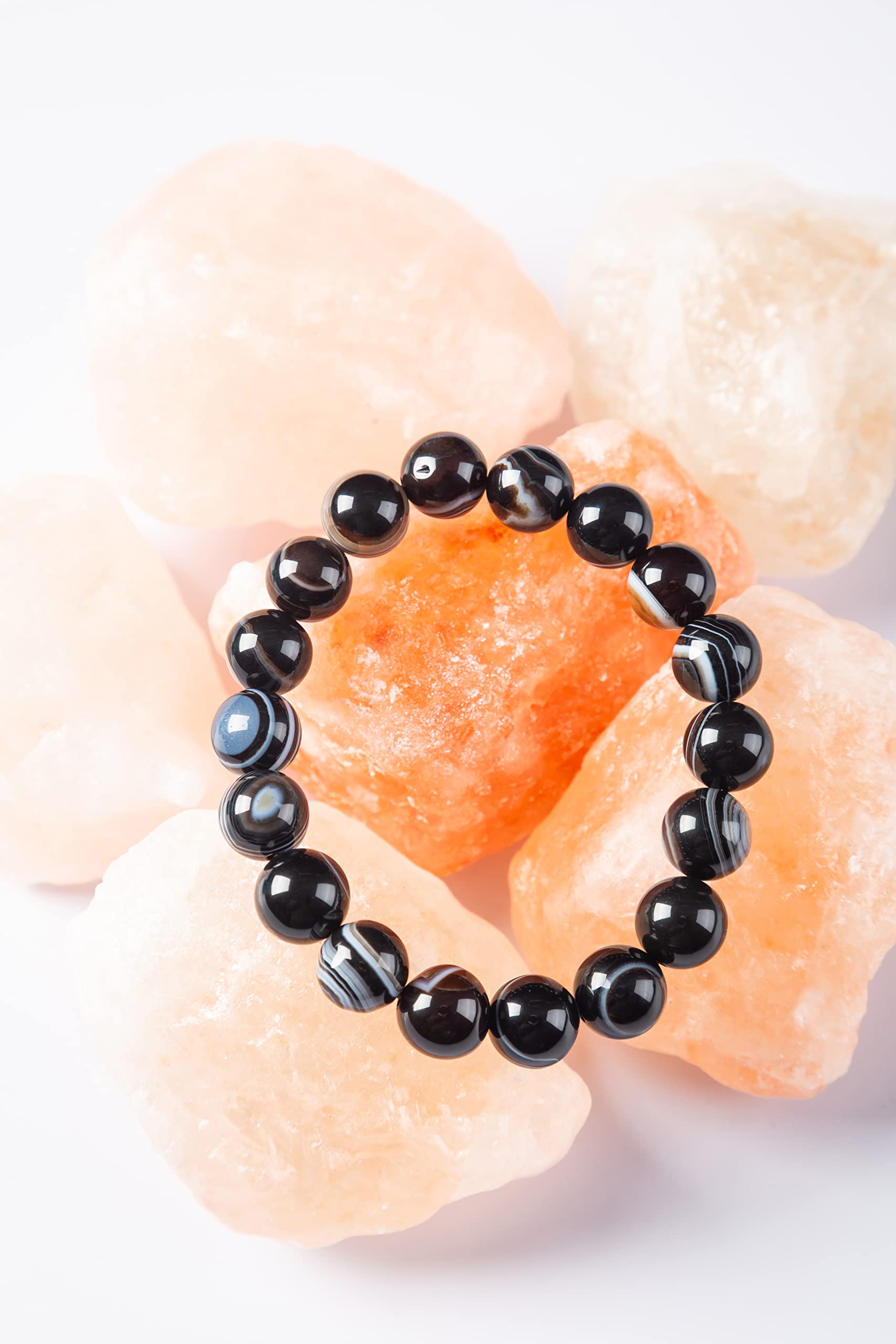 Natural Stretch Gemstone Crystal Bead Bracelet - Healing Tiger Eye Stone Bracelet for Women & Men | Unisex Yoga Meditation Jewelry Gift for Spiritual Wellness & Positive Energy