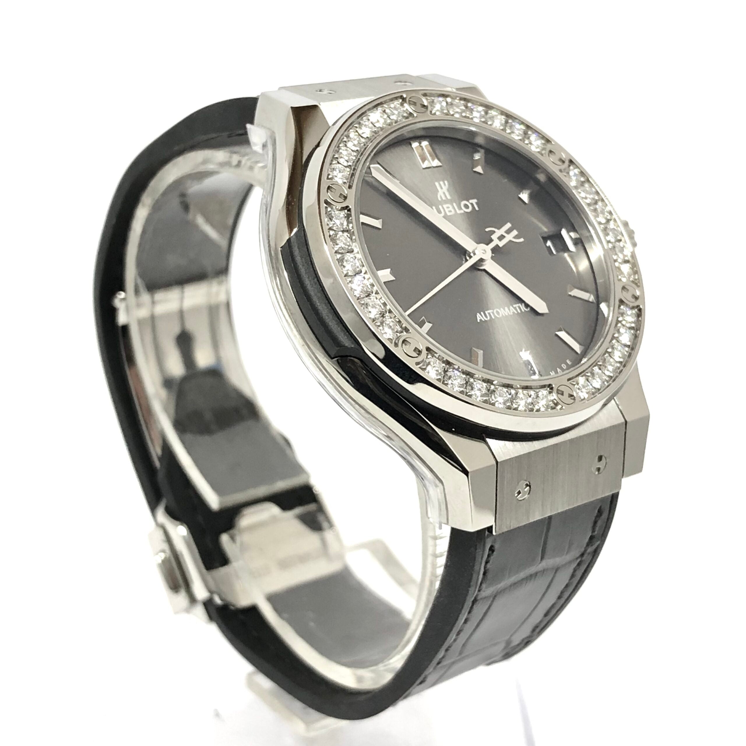Hublot Classic Fusion Titanium Grey Automatic Men's Watch - Luxury Swiss Timepiece for Business & Formal Occasions