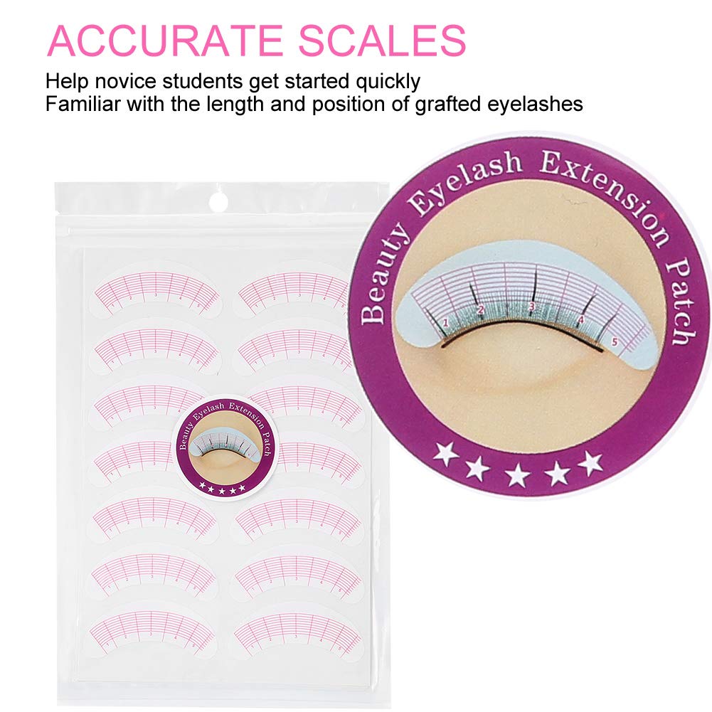 175 Pairs Professional Eyelash Extension Stickers - Eye Positioning & Lash Mapping Pads for Individual Eyelash Extensions Isolation - Perfect for Salon, DIY Home Use & Professional Lash Artists