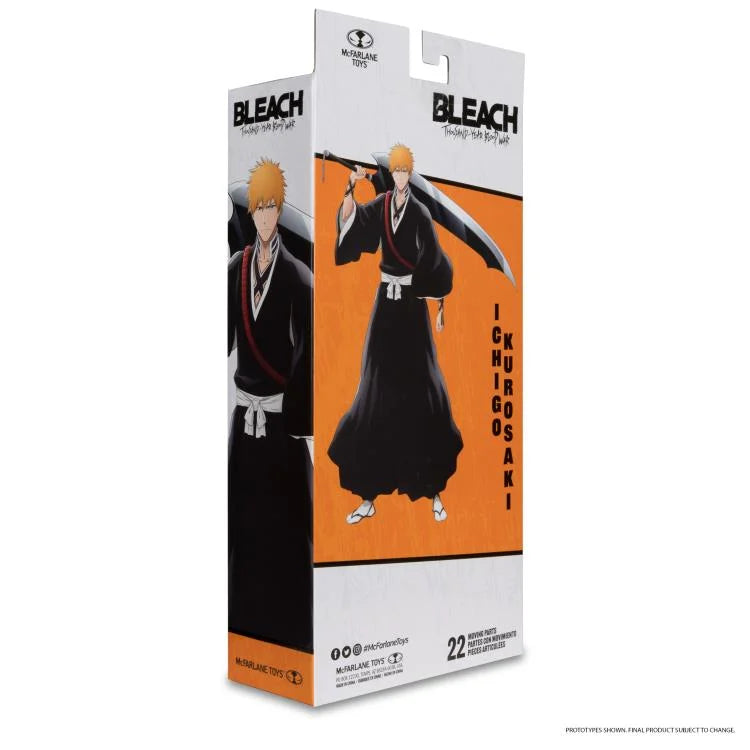 Ichigo Kurosaki Action Figure - Bleach: Thousand-Year Blood War Anime Collectible by McFarlane Toys - Perfect for Anime Fans, Display & Gift Giving