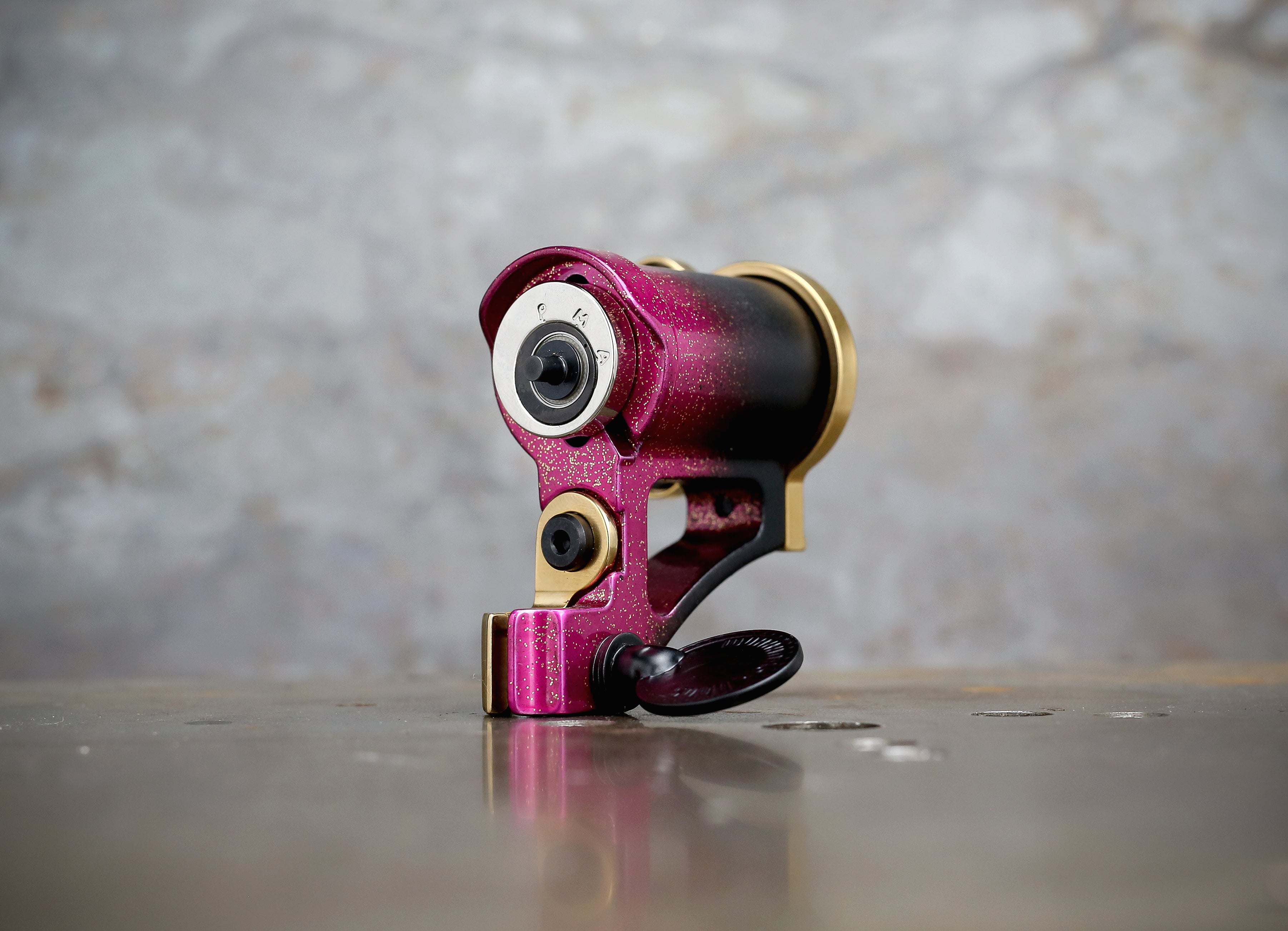 Limited Mike Pike PMA Direct Drive Rotary Illusion Pink Black Gold - Perfect for DJs, Music Producers & Live Performances
