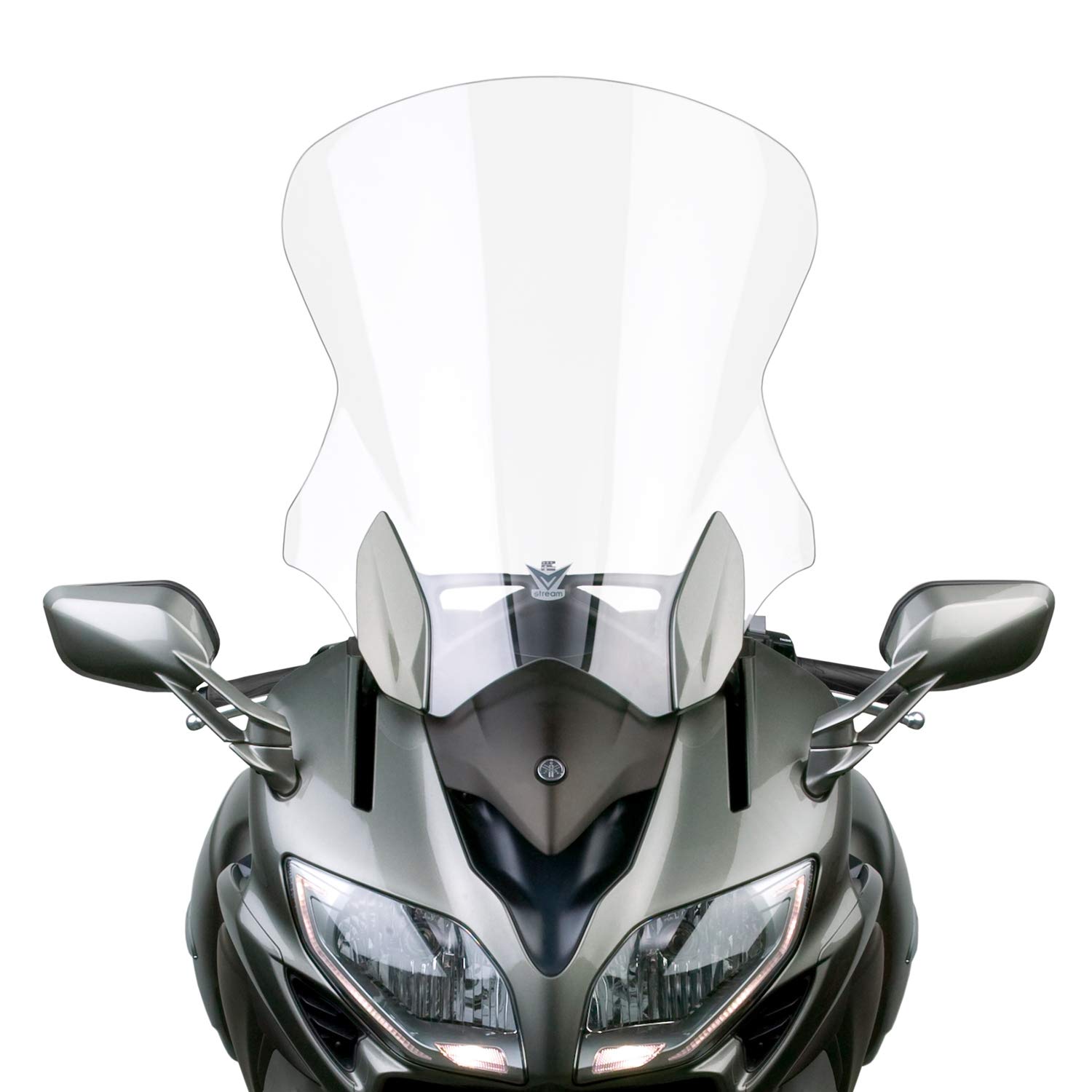National Cycle VStream Clear Motorcycle Windscreen for 2013-2014 Yamaha FJR1300 - Universal Fit - Enhanced Wind Protection for Long Rides & Highway Cruising