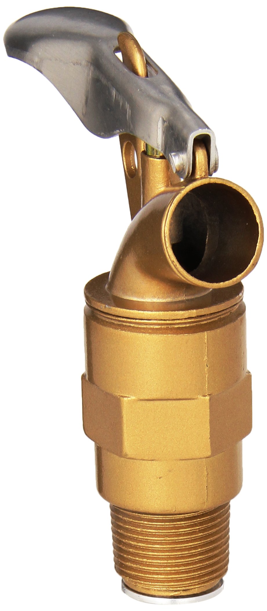 Tool Aid SG Tool Aid 17650 Drum Faucet - Grey/Gold Finish - Heavy Duty Barrel Tap for Home Brewing, Wine Making & Water Storage Barrels