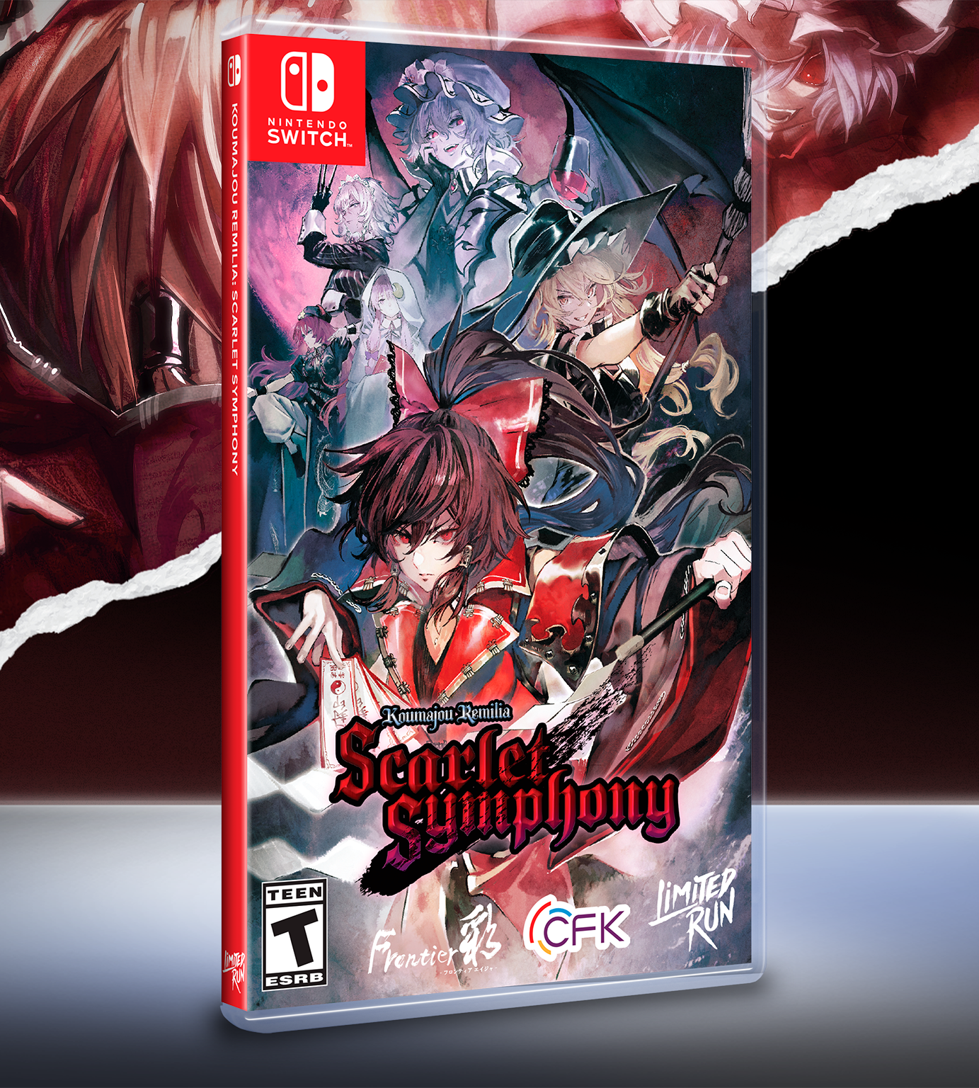 Limited Run #210: Koumajou Remilia: Scarlet Symphony for Nintendo Switch - Gothic Action-Adventure Game for Horror & Anime Fans - Perfect for Halloween Gaming & Collector's Editions