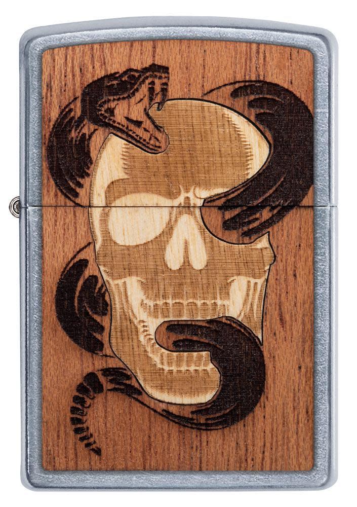 WOODCHUCK USA Skull & Snake Ring - Gothic Punk Jewelry for Men & Women - Perfect for Halloween, Costume Parties & Alternative Fashion