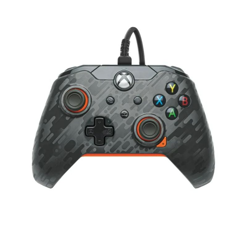 PowerA Wired Controller for Xbox Series X/S - Neon Atomic Carbon - Officially Licensed with 3.5mm Audio Jack & Ergonomic Design - Perfect for Gaming, Streaming & Competitive Play