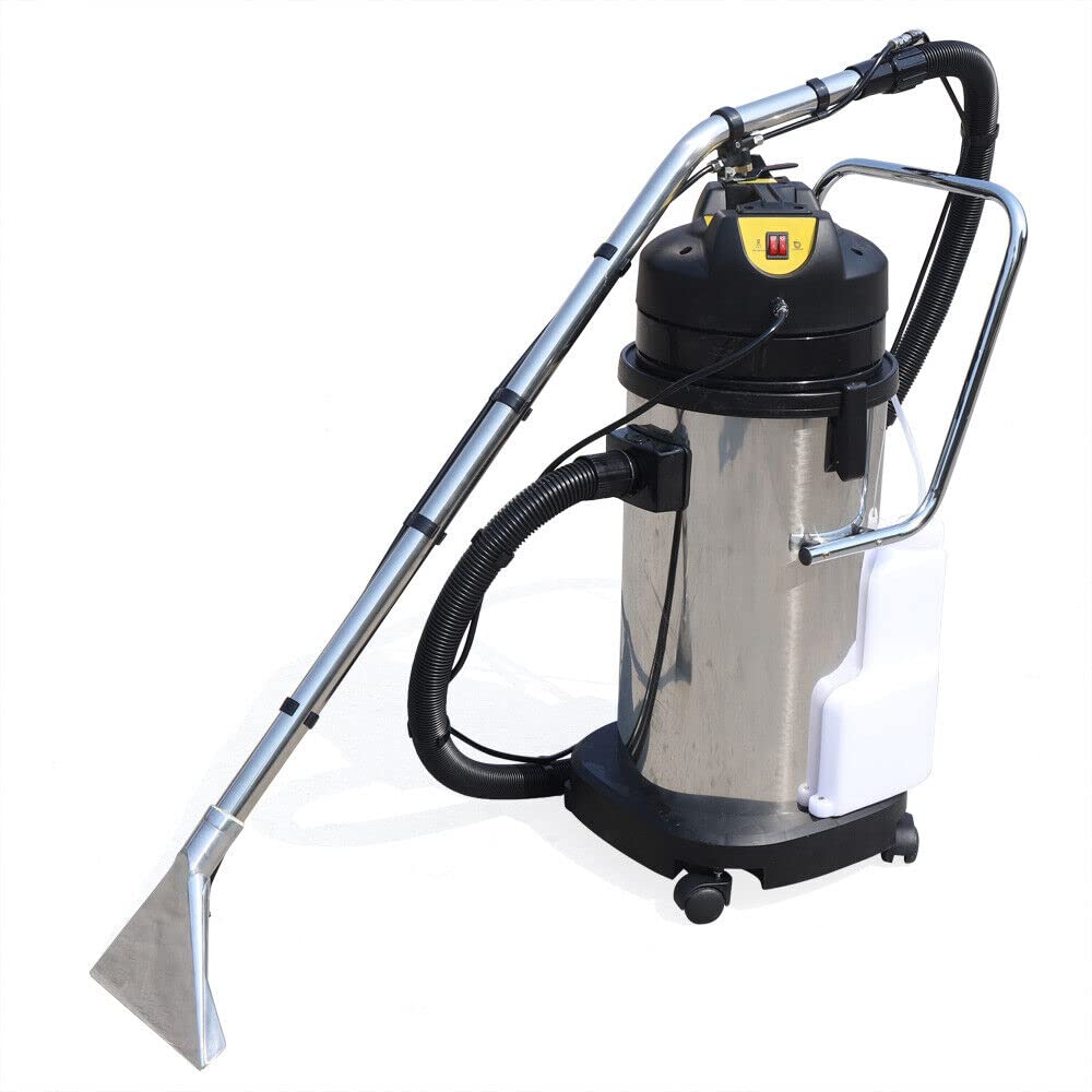 Professional 1000W 40L 3-in-1 Commercial Carpet Cleaner - 110V Portable Carpet Extractor with Sprayer, Floor Brush & Vacuum - Ideal for Hotels, Offices & Deep Cleaning Carpets