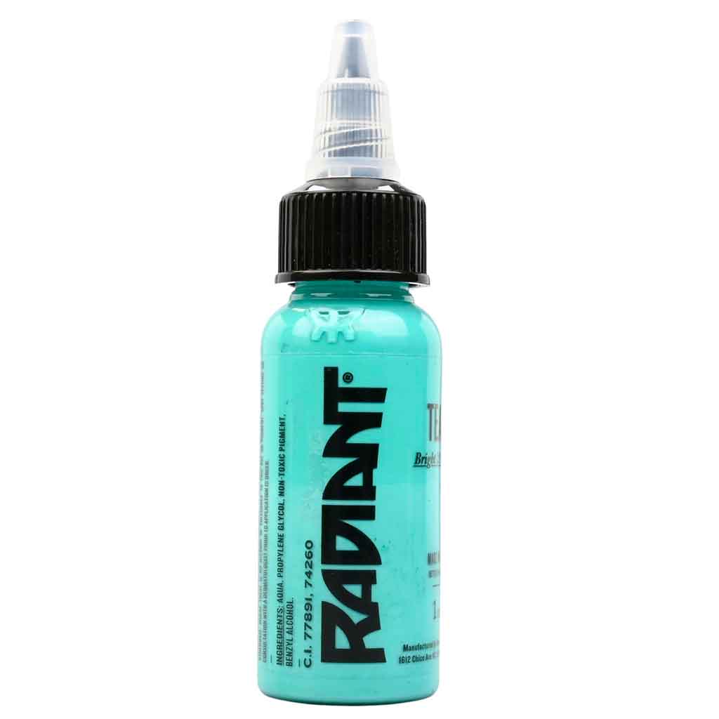 Teal Radiant Ink - 1 oz Bottle for Calligraphy, Scrapbooking & DIY Crafts | Premium Quality, Vibrant Color