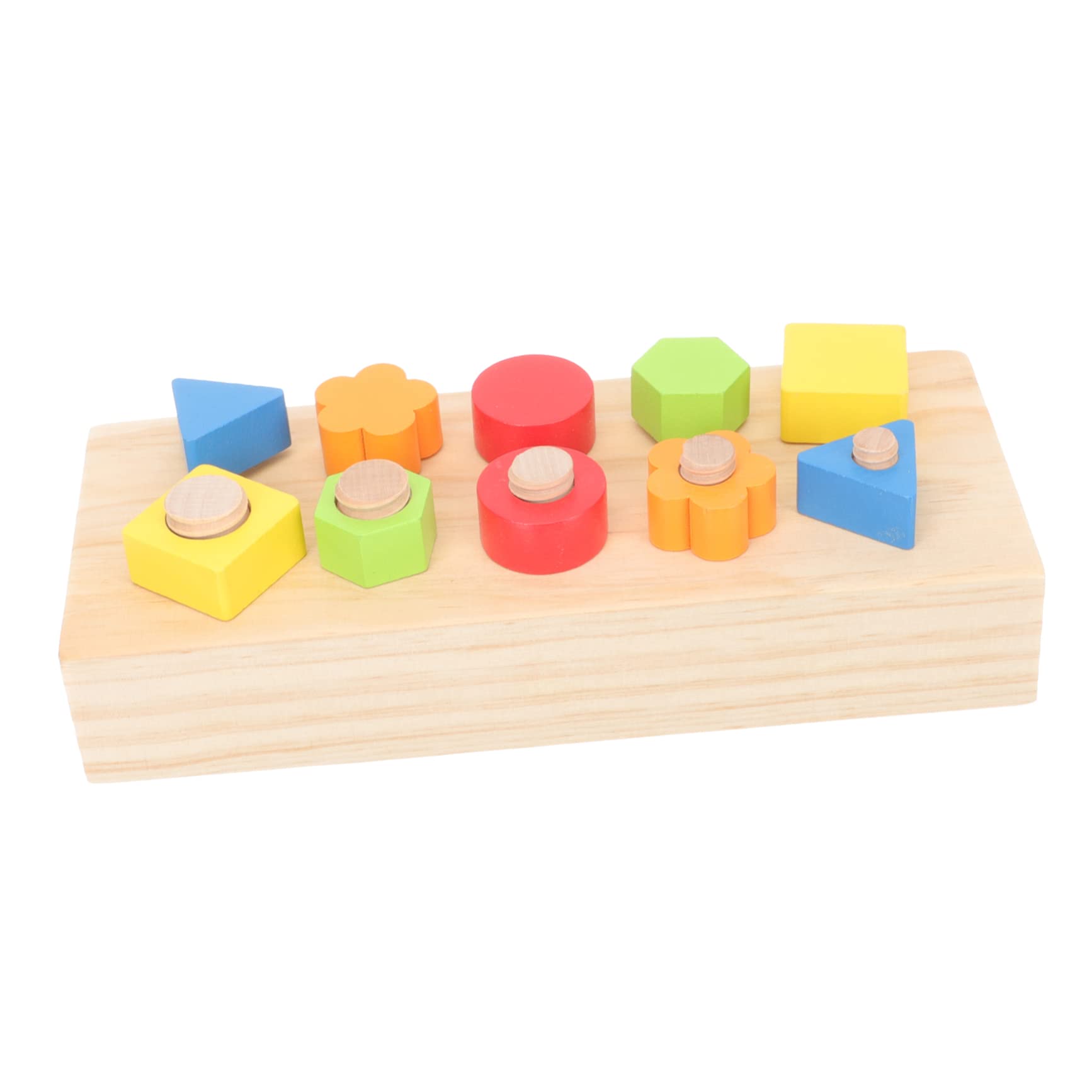 ifundom Wooden Screw Toy Set - Preschool Educational Stacking Blocks for Kids, Toddler Early Learning Puzzles & Intelligence Development Toys | Perfect for Montessori, Daycare & Home Playtime