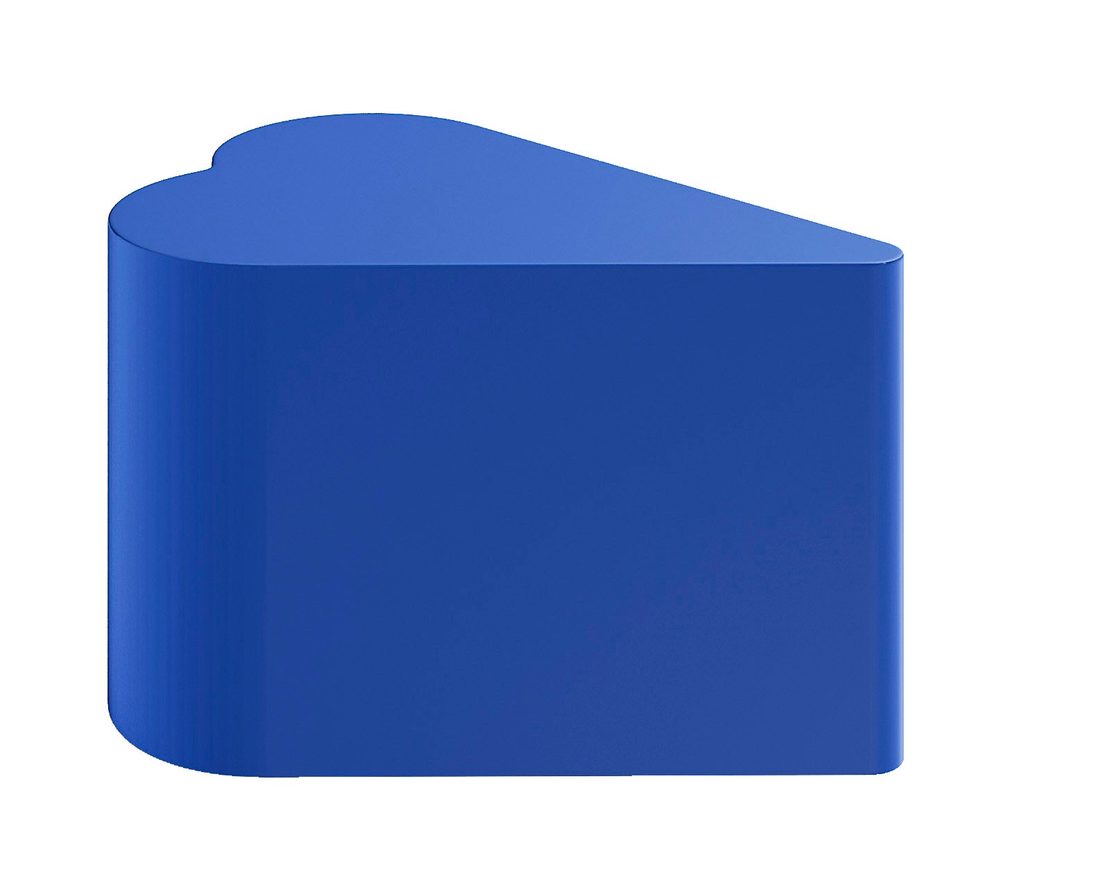 Heart ST Side Table by Oitoproducts - Modern End Table with Storage Shelf - Perfect for Living Room, Bedroom or Office Decor