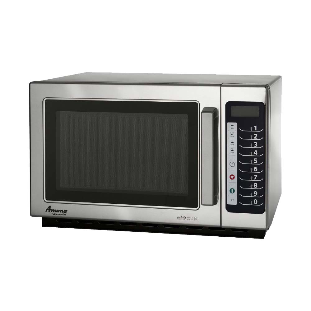 Amana MCS10TS Menumaster Touch Control Commercial Microwave Oven - 1000W, 120V, Medium Volume for Restaurants & Cafes - Perfect for Fast Food, Reheating & Commercial Kitchen Use