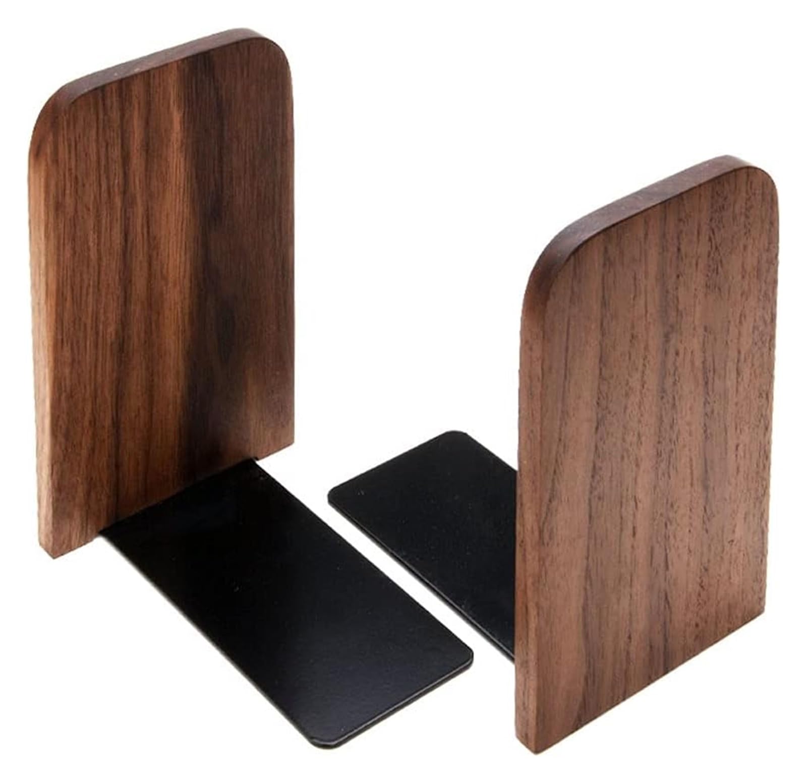 Small Bookends for Shelves - Anti-Slip Desktop Book Holder, Bookshelf Organizer for Office, Living Room & Student Study Decor | Perfect for Home, Office & Library Organization