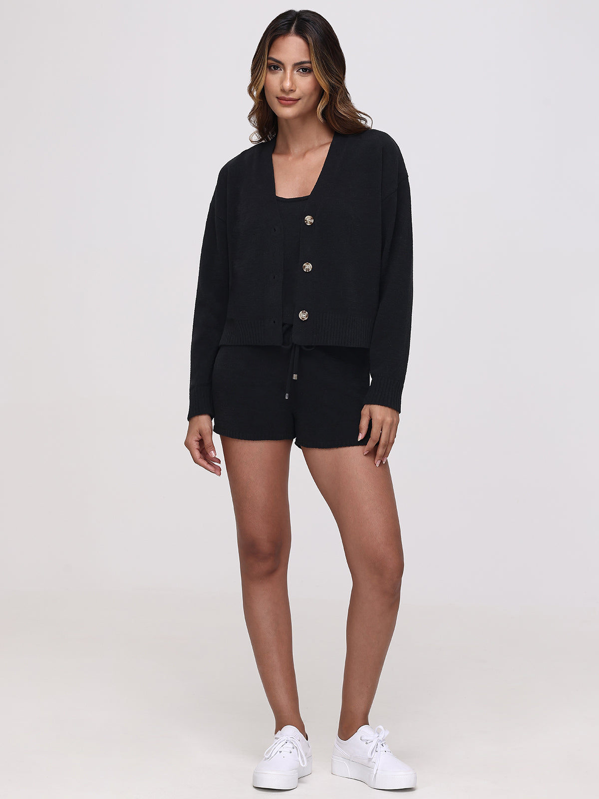 Riley Women's V-Neck Cardigan Sweater - Soft Knit Long Sleeve Open Front Wrap for Fall & Winter | Perfect for Office, Date Night & Casual Outfits