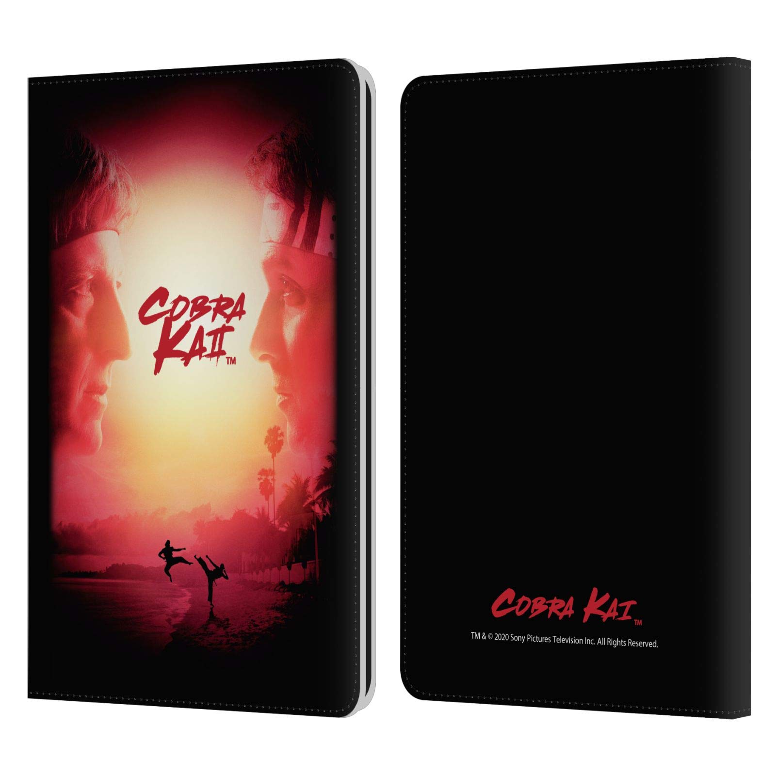 Official Cobra Kai Season 2 Kindle Case - Premium Leather Book Wallet Cover Compatible with Kindle Paperwhite 1/2/3 - Perfect for Fans, Travel & Reading Protection