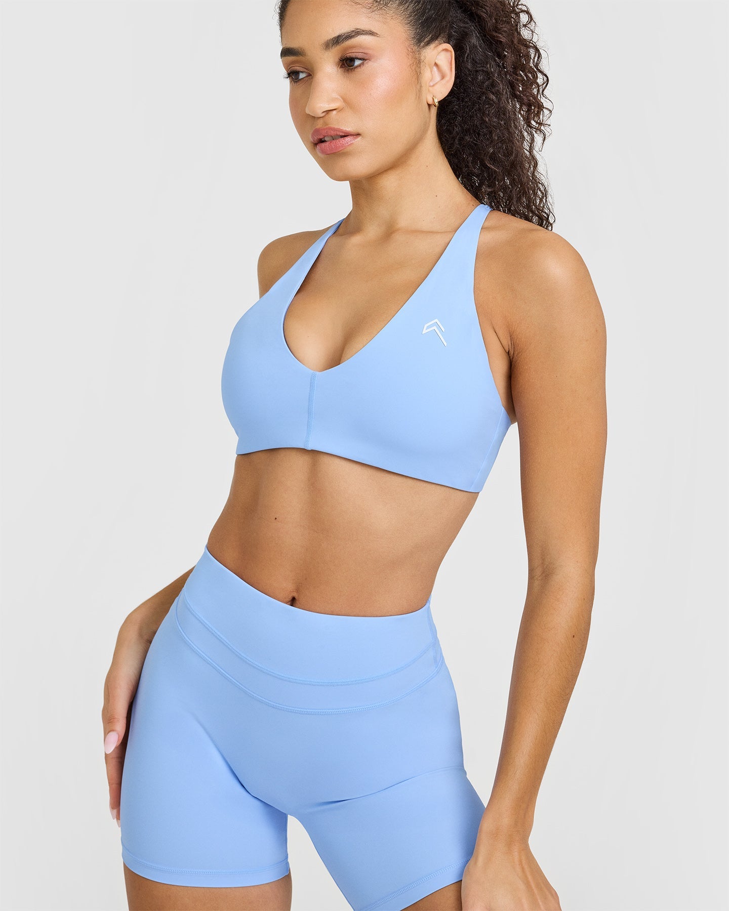 Powdered Blue Wireless Bralette - Seamless Comfort for Yoga, Lounge & Everyday Wear | Soft Microfiber Support for Women
