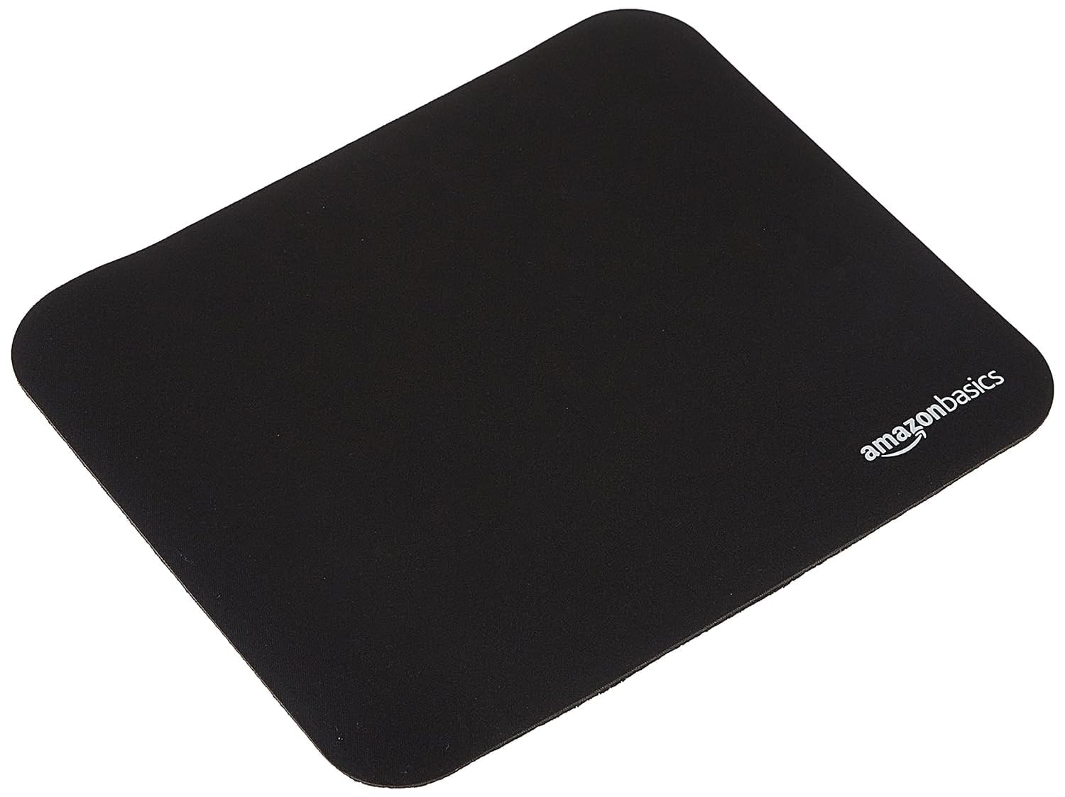 AmazonBasics Mini Gaming Mouse Pad - Non-Slip Rubber Base, Smooth Surface for Precision Control - Black | Perfect for PC, Laptop, Office & Gaming Setup