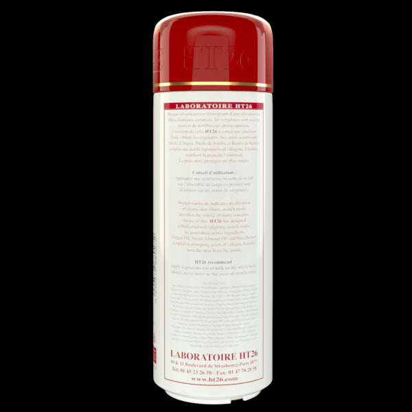 HT26 PARIS Lait Vergeturis Stretch Mark Cream - 500ml Anti-Stretch Mark Lotion for Pregnancy & Postpartum Care - Hydrating & Firming Body Moisturizer for Smooth Skin