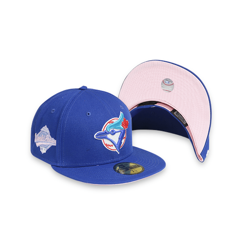 Toronto Blue Jays 1992 World Series Champions 59FIFTY Fitted Hat for Men - Official MLB Snapback Cap with POP SWEAT Technology - Perfect for Baseball Games, Sports Events & Streetwear Fashion