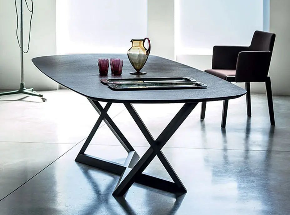 Bross Bridget Dining Table - Modern Wooden Dining Table for 6 - Perfect for Family Gatherings & Dinner Parties