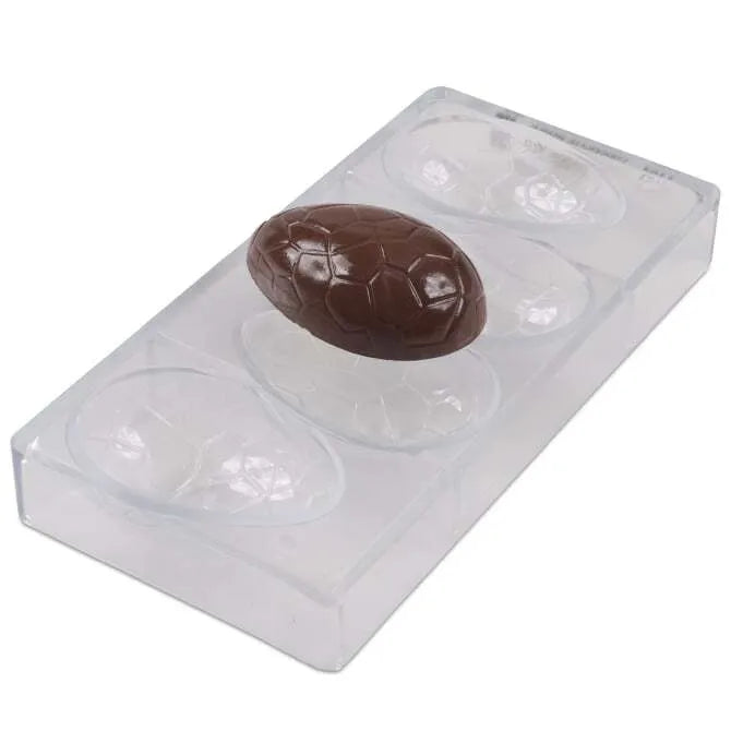 Premium Crackle Egg Chocolate Mold - 4 Cavities for 2 Egg Shapes | Perfect for Easter Treats, DIY Candy Making & Holiday Baking Gifts