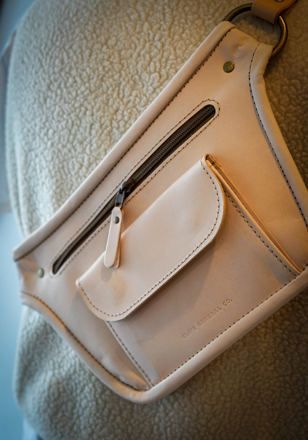 Premium Flat Pack Natural Vegetable Tanned Leather Organizer - Perfect for Office, Travel & Home Storage Solutions