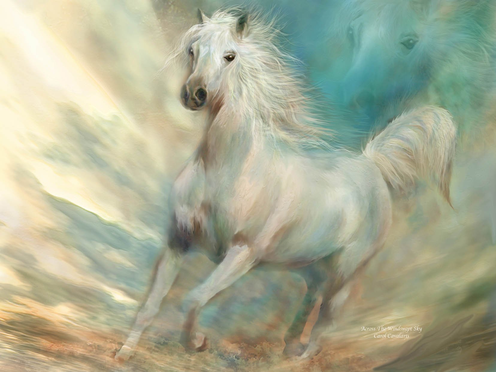 Cavalaris Across The Windswept Sky Wall Decal 45