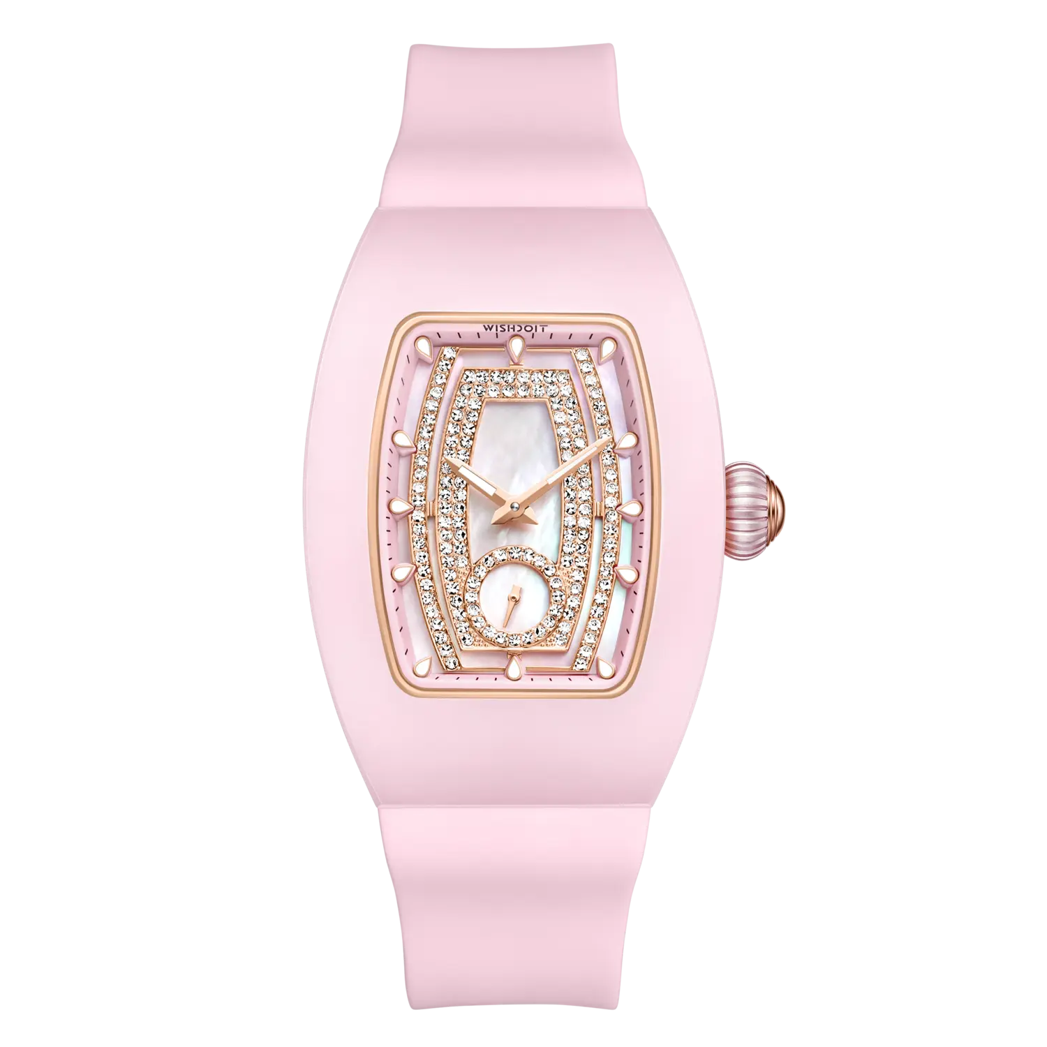 Celestia Women's Ceramic Tonneau Watch - Elegant & Durable Timepiece for Work, Casual & Special Occasions