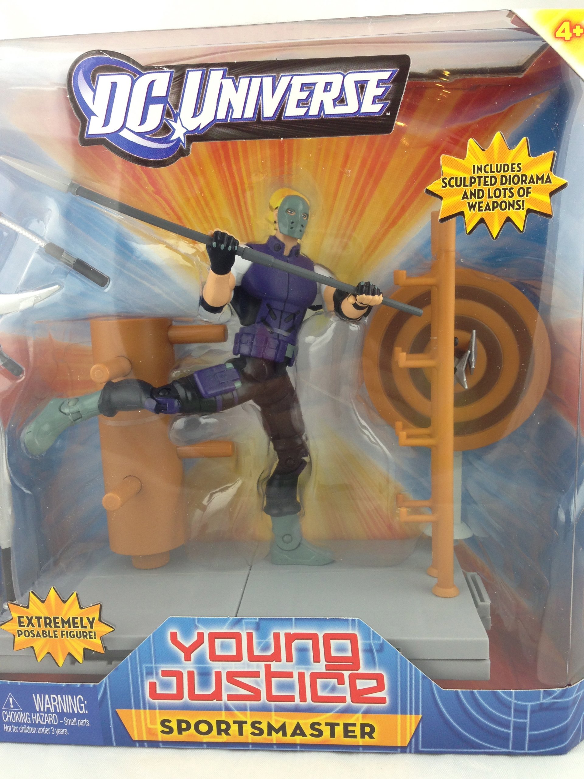 DC Universe Young Justice Sportsmaster Action Figure - Collectible Toy for Fans & Display - Perfect for Comic Book Lovers, Cosplay, and Gift Giving