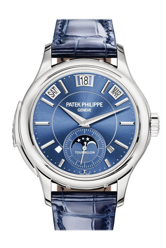 Patek Philippe Grand Complication Tourbillon Minute Repeater Perpetual Calendar Watch - 5207G-001 White Gold Case with Blue Dial | Luxury Timepiece for Collectors & Formal Occasions