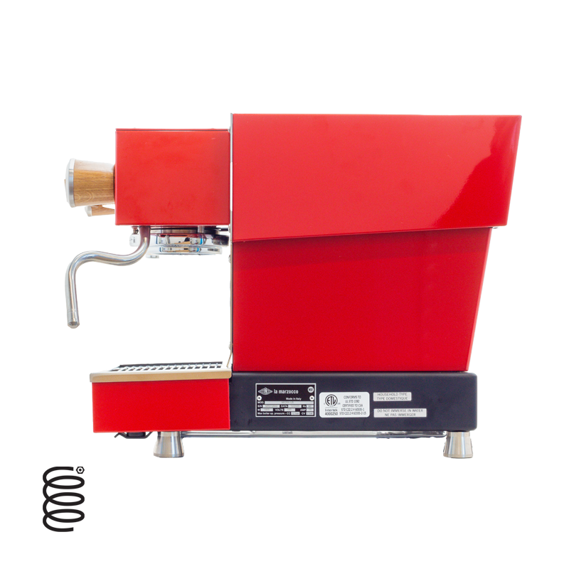 La Marzocco Linea Micra Smart Espresso Machine with App Connectivity - Red Oak Stainless Steel (In Stock) | Perfect for Home Baristas & Coffee Enthusiasts