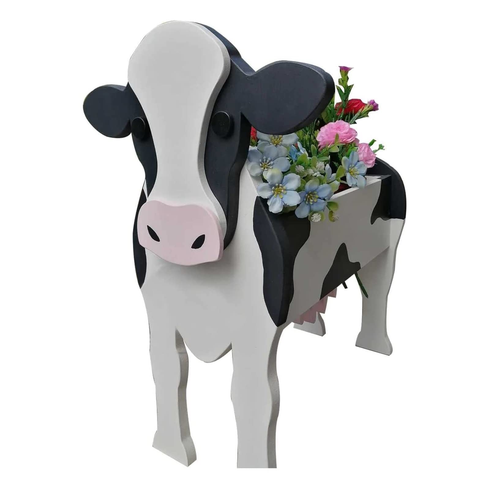 Cute Cow Planter for Succulents - Cartoon Anime Flower Pot for Indoor Plants, Home & Office Decor - Perfect for Tabletop, Housewarming Gifts & Small Space Gardening